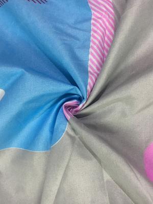 3D PolyCotton Double Bed Sheet with 2 Pillow Covers - 14886715 - Standard Image - 2