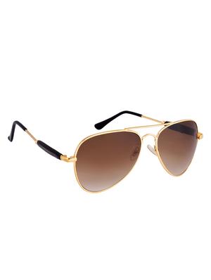 Amour Propre Brown New Era Aviator Sunglass For Unisex - 14887415 - Standard Image - 2