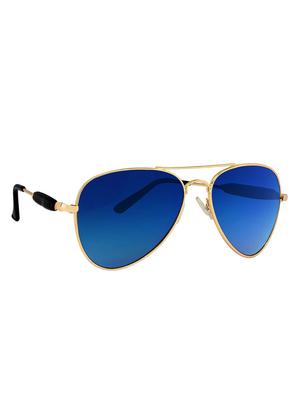 Amour Propre Blue New Era Aviator Sunglass For Unisex - 14887417 - Standard Image - 2