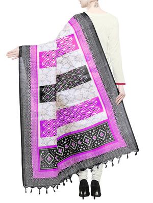 multi art silk printed dupatta - 14887625 - Standard Image - 2