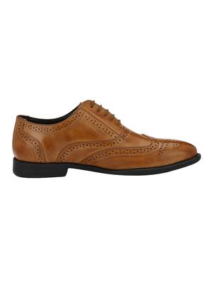 tan leatherette formal brouge - 14888384 - Standard Image - 2