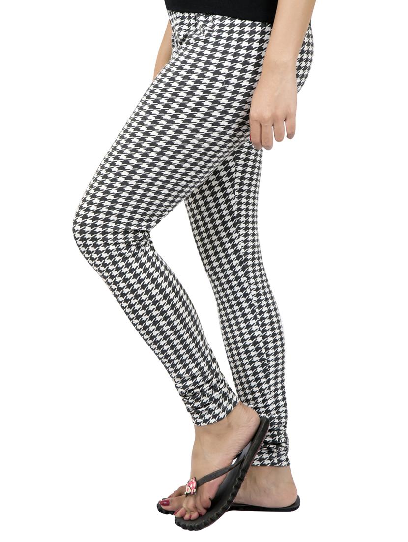 multi colored houndstooth print leggings - 14888428 - Zoom Image - 2