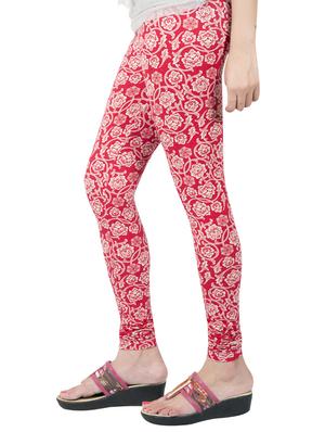 Red printed leggings - 14888436 - Standard Image - 2