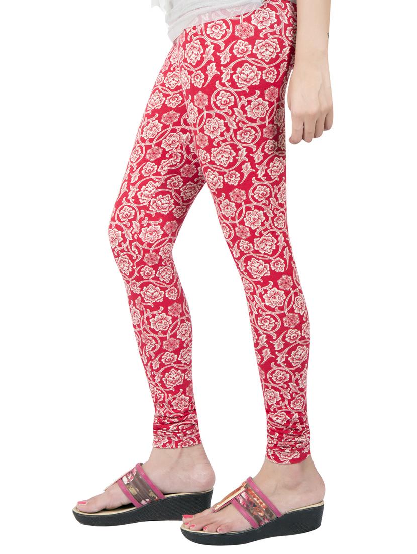 Red printed leggings - 14888436 - Zoom Image - 2