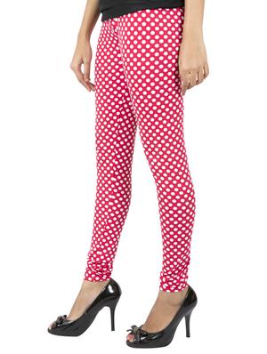 red printed leggings - 14888437 - Standard Image - 2