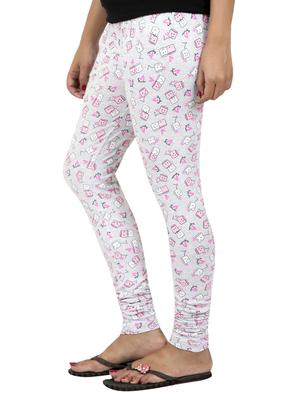 grey printed leggings - 14888441 - Standard Image - 2