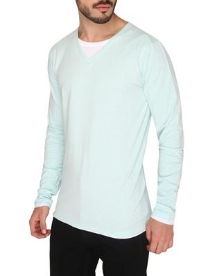 light blue cotton t-shirt - 14888918 - Standard Image - 2