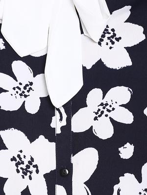 tie knot floral plus tunic - 14889147 - Standard Image - 5