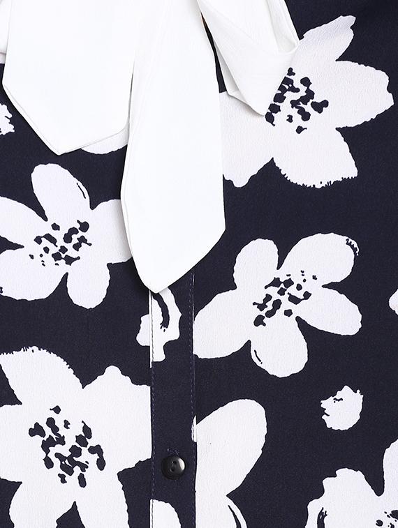 tie knot floral plus tunic - 14889147 - Zoom Image - 5