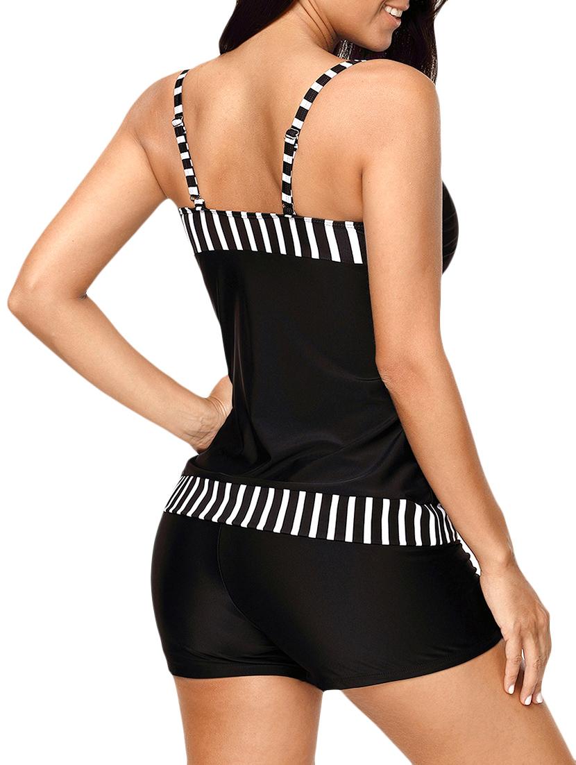 black nylon functional swimsuit - 14889373 - Zoom Image - 2