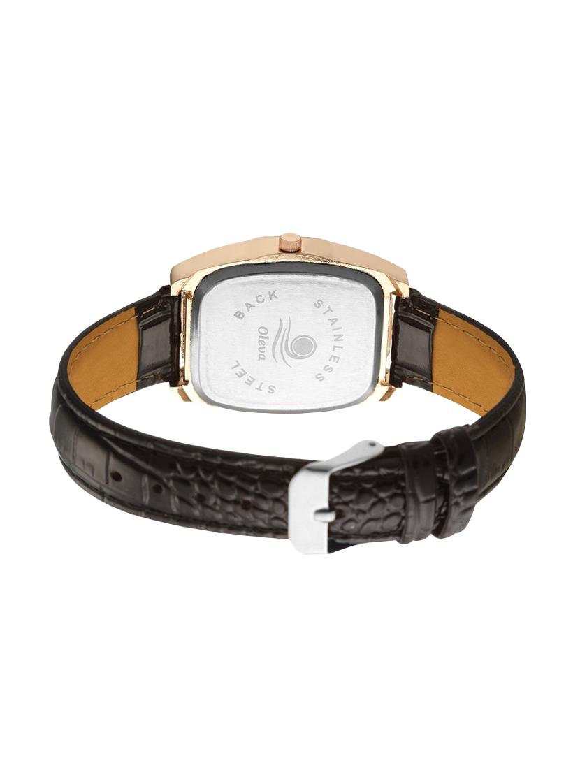 Oleva Premium Women's Leather Watch OPLW-28-BLACK-M - 14889632 - Zoom Image - 2