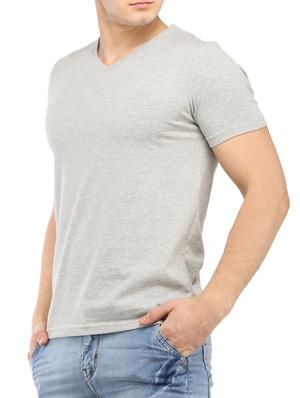 grey cotton t-shirt - 14890012 - Standard Image - 2