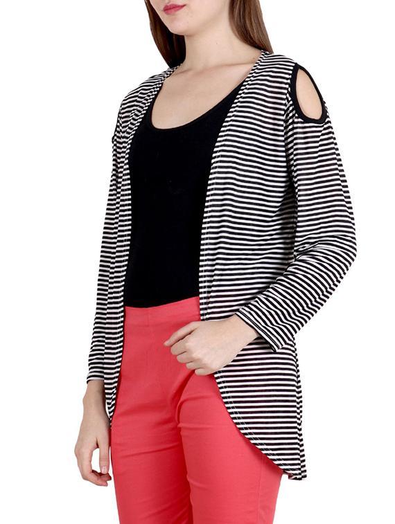 black striped shrug - 14890335 - Zoom Image - 2