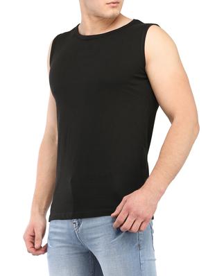 black cotton t-shirt - 14890357 - Standard Image - 2