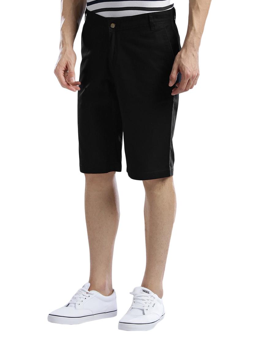 black cotton shorts - 14890550 - Zoom Image - 2