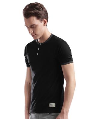 black cotton t-shirt - 14890621 - Standard Image - 2