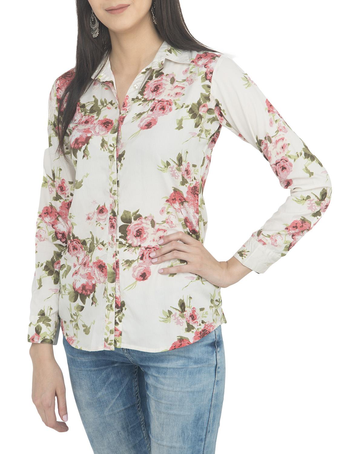 floral button down shirt - 14893193 - Zoom Image - 2