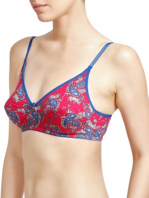 multi colored floral cotton bra - 14893610 - Standard Image - 2