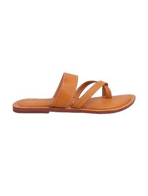brown toe separator kolhapuri - 14894173 - Standard Image - 2