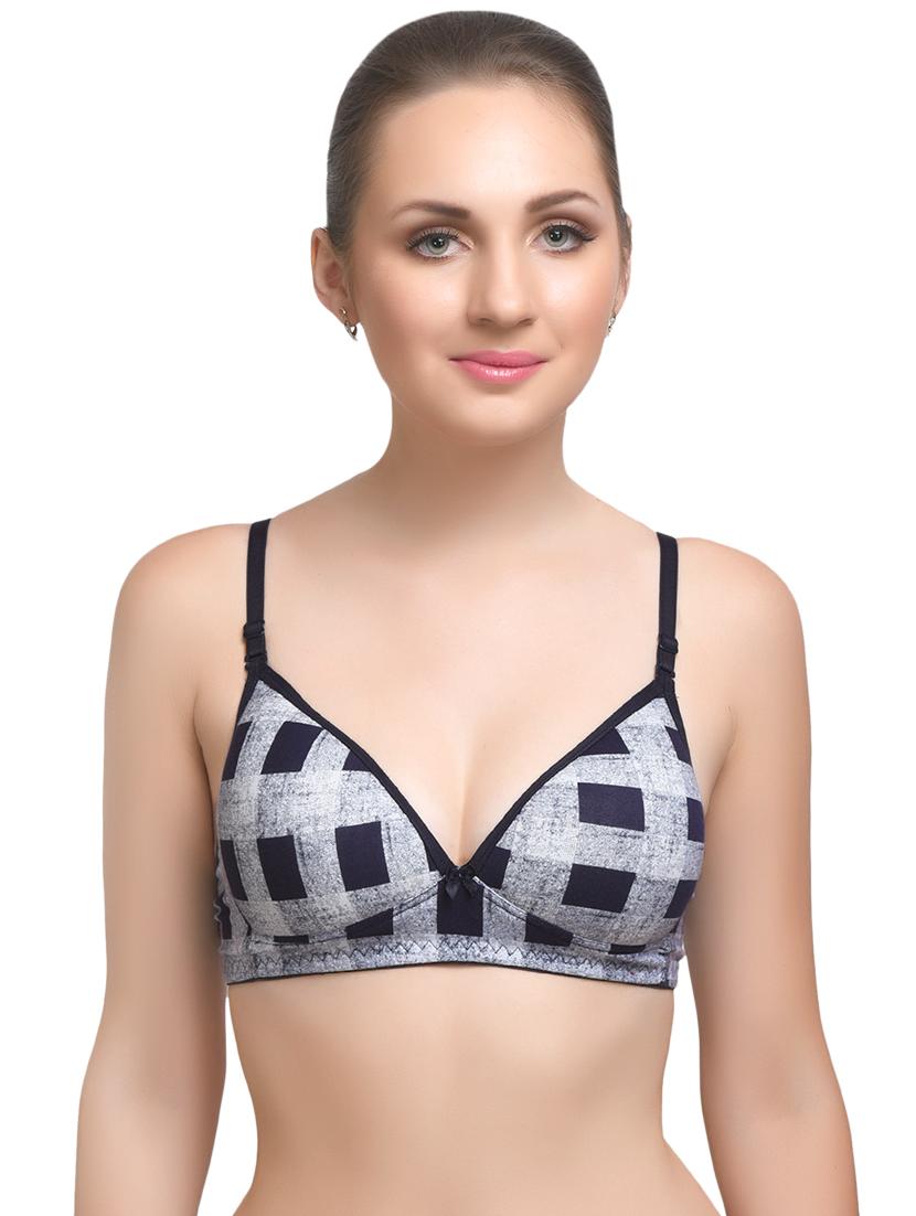 set of 2 multi colored cotton bra - 14894757 - Zoom Image - 2