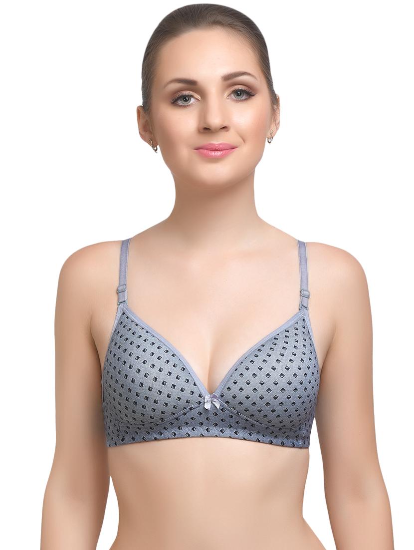 set of 2 multi colored cotton bra - 14894807 - Zoom Image - 2