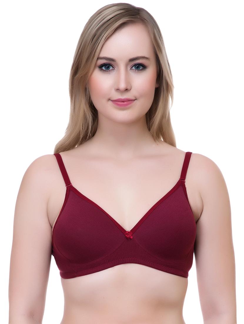 set of 3 multi colored cotton bra - 14894871 - Zoom Image - 2