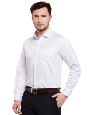 white cotton formal shirt - 14895490 - Standard Image - 2
