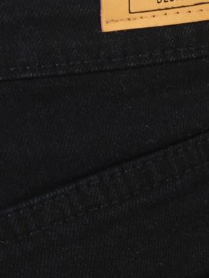 black cotton patched jeans - 14895557 - Standard Image - 5