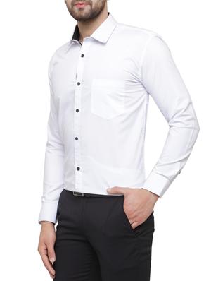 white cotton casual shirt - 14895797 - Standard Image - 2