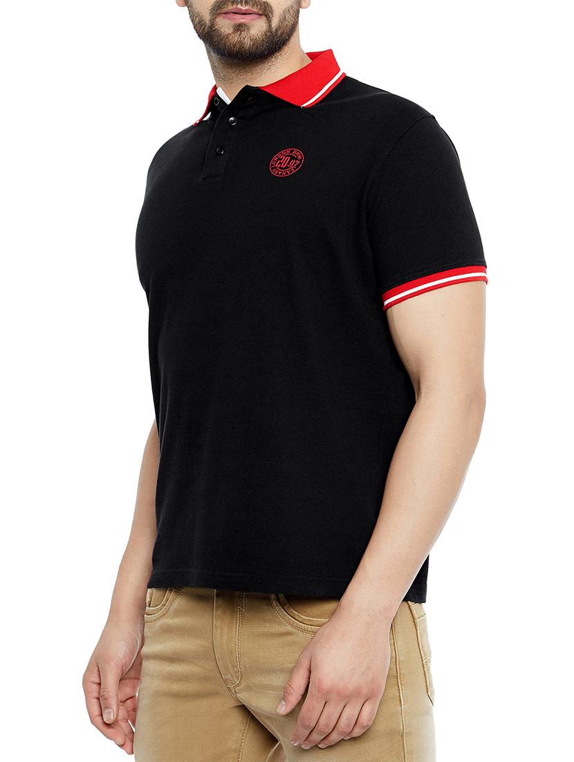 black cotton t-shirt - 14896178 - Zoom Image - 2