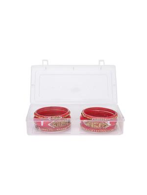pink glass bangle - 14896275 - Standard Image - 2