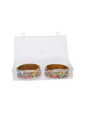 multi glass bangle - 14896354 - Standard Image - 2