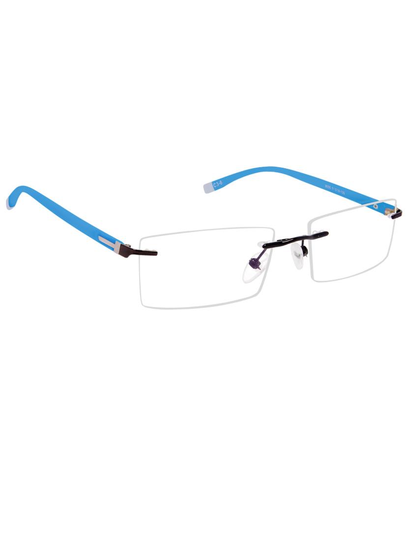 Cardon Gunmetal Rectangular Rimless EyeGlass - 14898192 - Zoom Image - 2