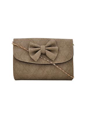 grey leatherette handbag - 14898755 - Standard Image - 5