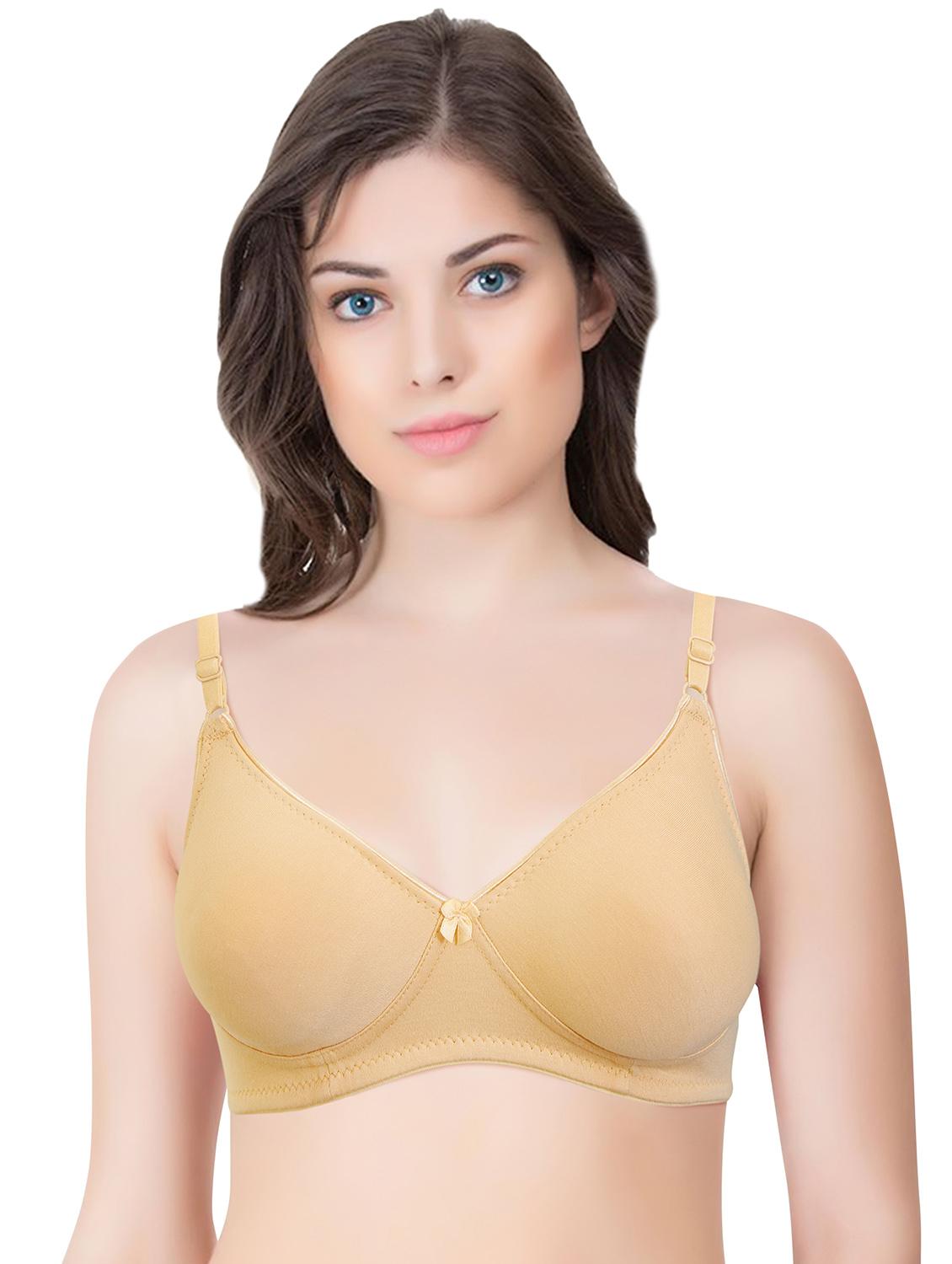 set of 3 multi colored cotton bra - 14899470 - Zoom Image - 2