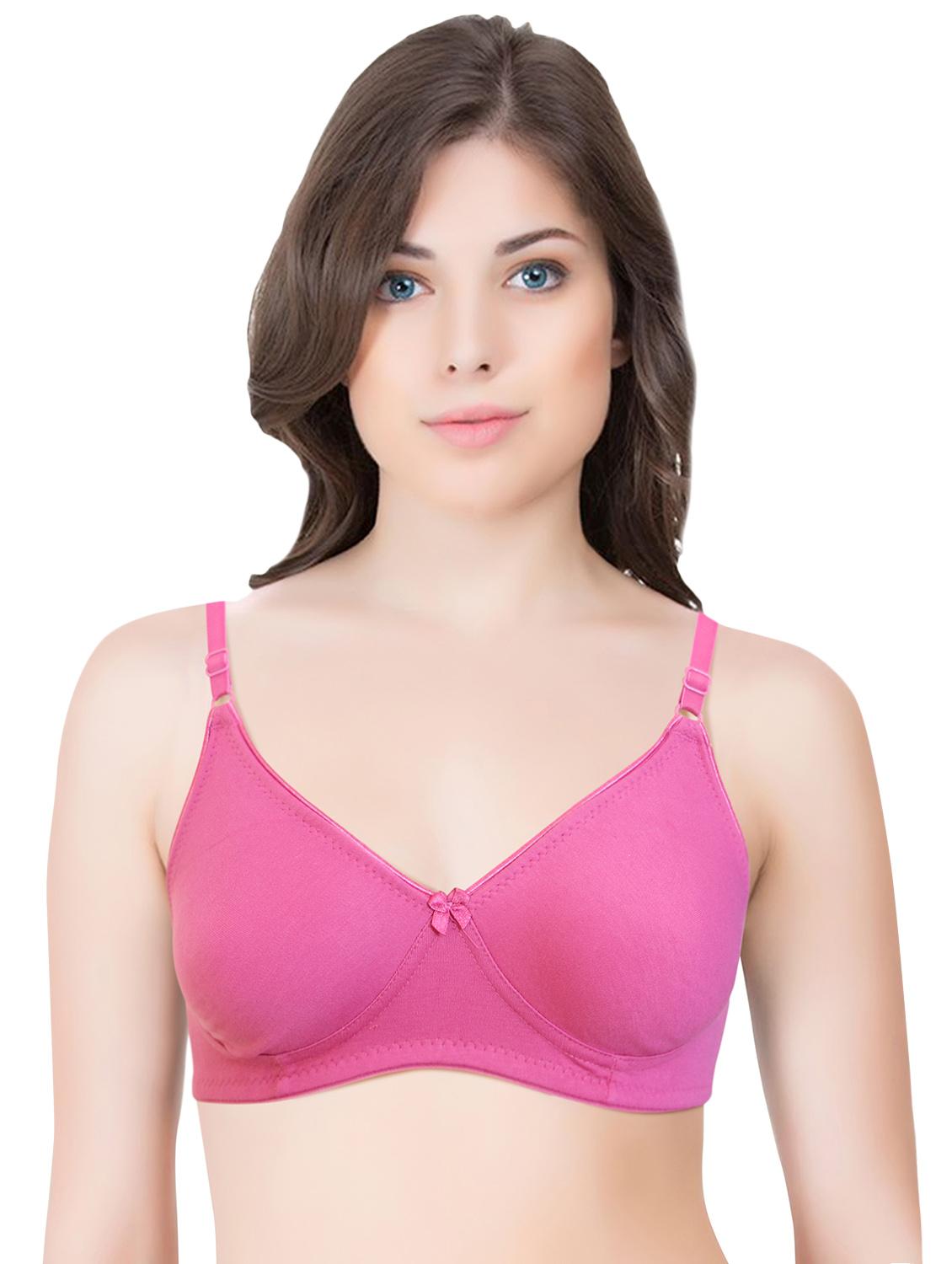 set of 3 multi colored cotton bra - 14899551 - Zoom Image - 2