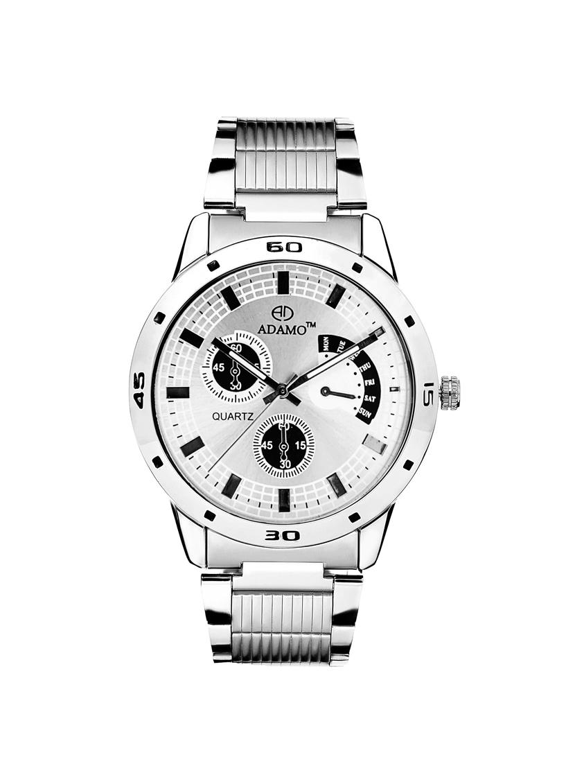 Adamo Designer Analog Couple Combo Wrist Watch 109-2480SM01 - 14900262 - Zoom Image - 2