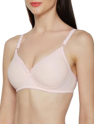 pink cotton blend tshirt bra - 14900673 - Standard Image - 2