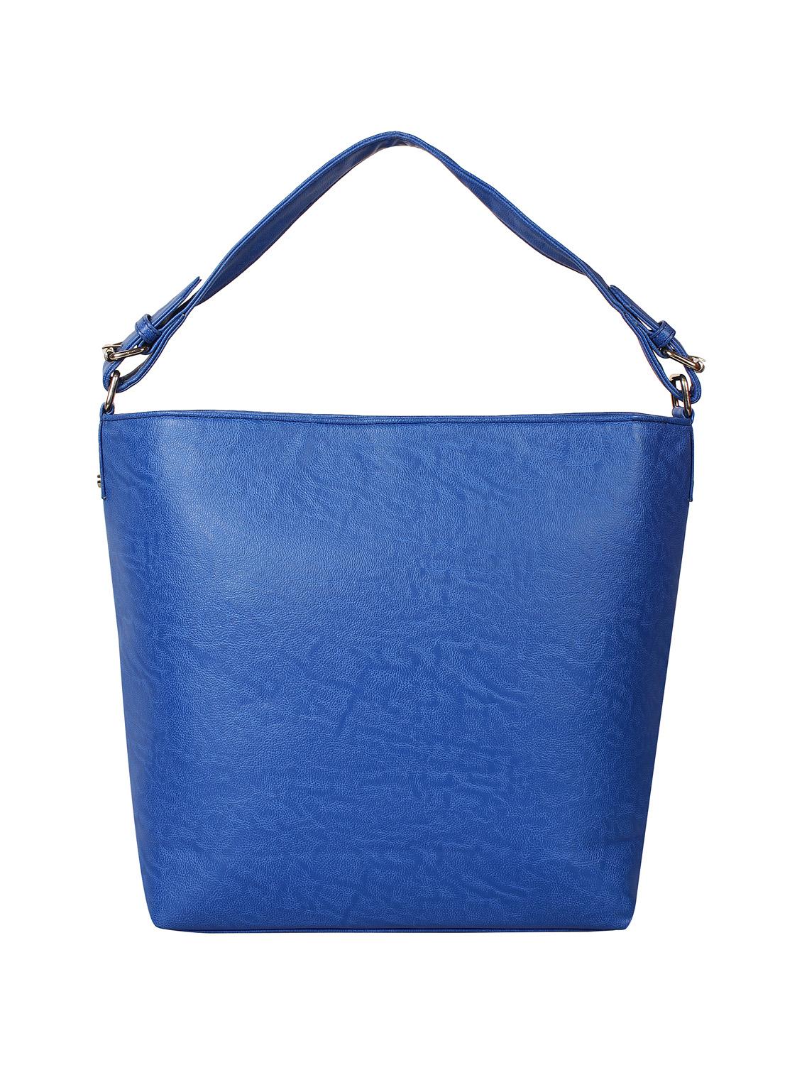 blue leatherette hobo handbag - 14900725 - Zoom Image - 2