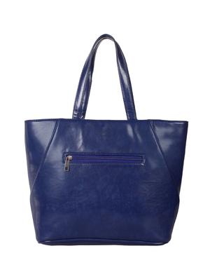 blue leatherette regular handbag - 14900730 - Standard Image - 2