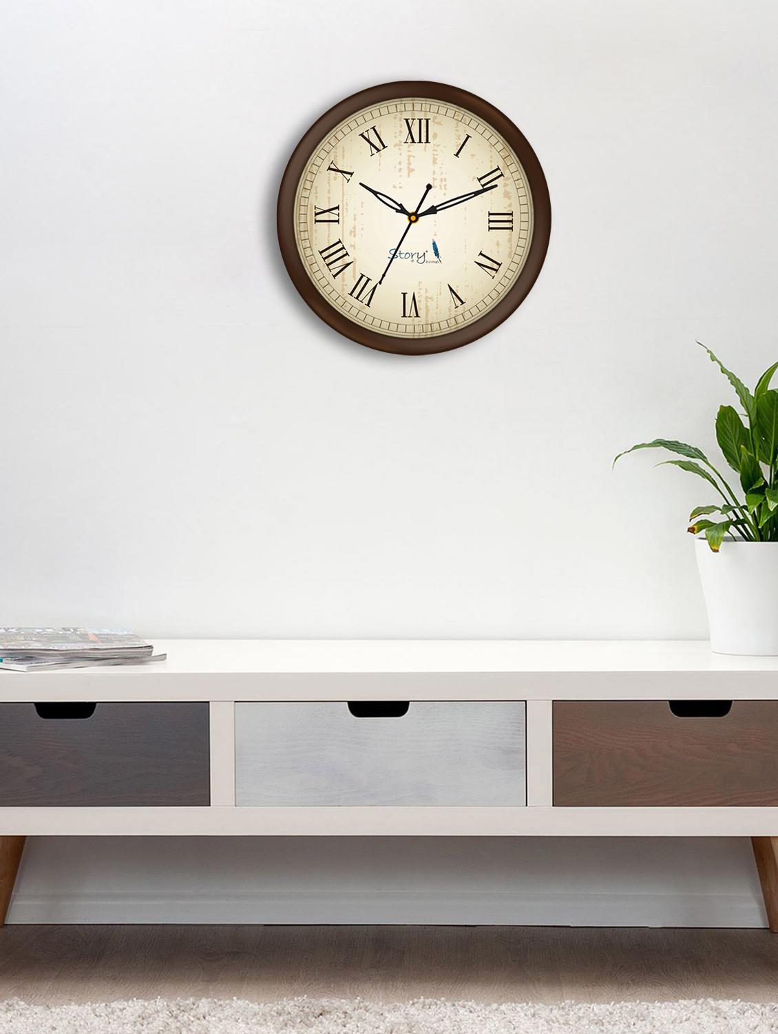 glass round shape wall clock - 14901828 - Zoom Image - 2