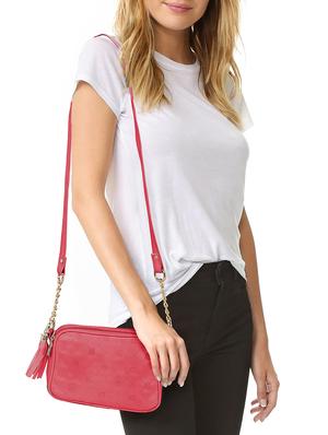 pink leatherette regular sling bag - 14903032 - Standard Image - 5