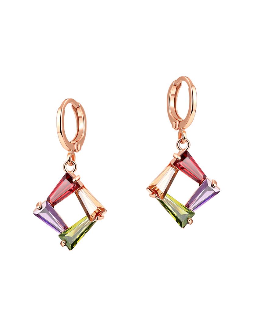 multi colored brass pendants and earrings - 14903135 - Zoom Image - 2
