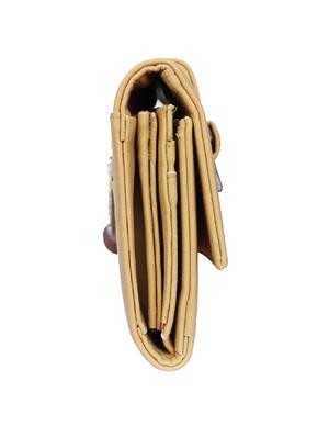 beige leatherette (pu) ethnic clutch - 14903418 - Standard Image - 5