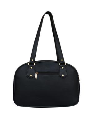 black leatherette regular handbag - 14903449 - Standard Image - 2