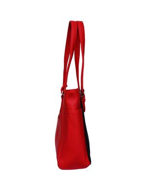 red leatherette regular handbag - 14903461 - Standard Image - 5