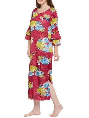 multi colored nightwear gown - 14907425 - Standard Image - 2