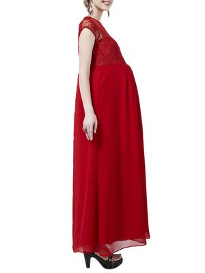 red maternity wear dress - 14907492 - Standard Image - 2