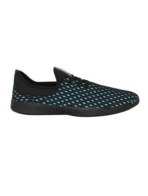 blue Fabric lace up sport shoe - 14908063 - Standard Image - 2