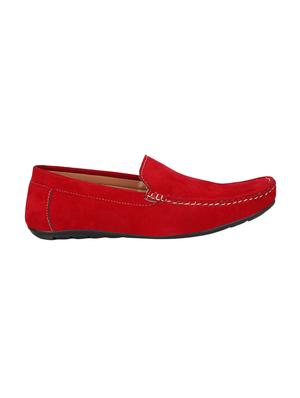 red suede slip on loafer - 14908763 - Standard Image - 2